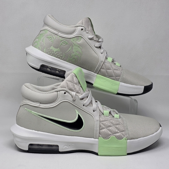 Nike LeBron Witness VIII Light Bone Vapor Green HQ2139 002 Men\'s Size 9.5 New main image 7